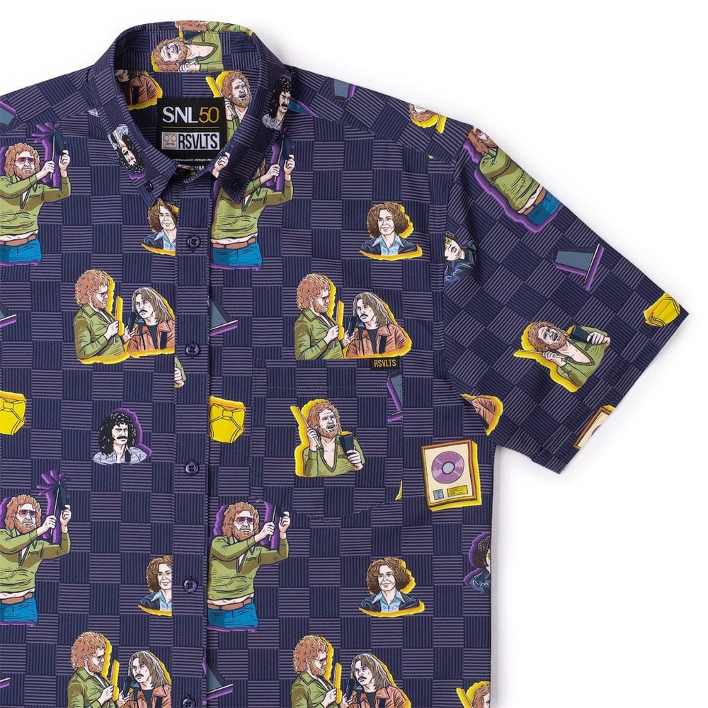 RSVLTS “More Cowbell” button down dress shirt.